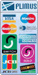 Pay using any of these cards