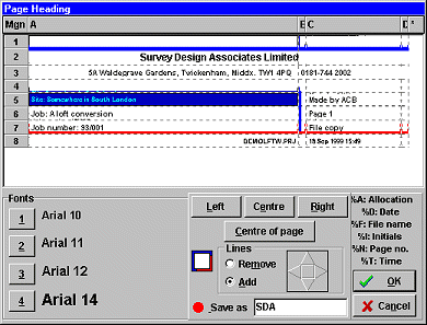 Page edit dialog